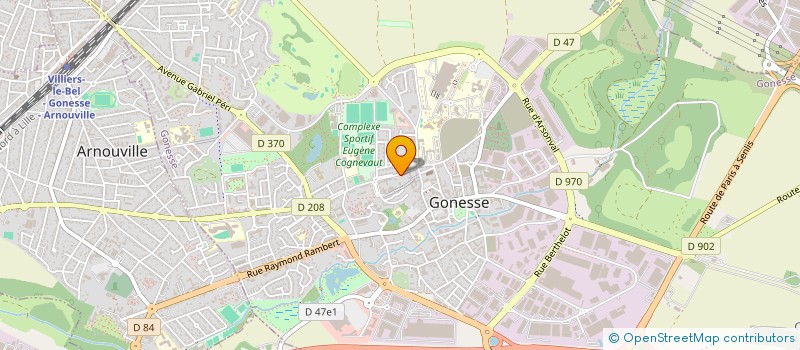 localisation de l'entreprise MONSIEUR MOUSSA KOBEOGO à GONESSE