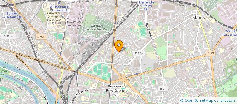 localisation de l'entreprise MONSIEUR MOUSSA KOITA  PIERREFITTE-SUR-SEINE