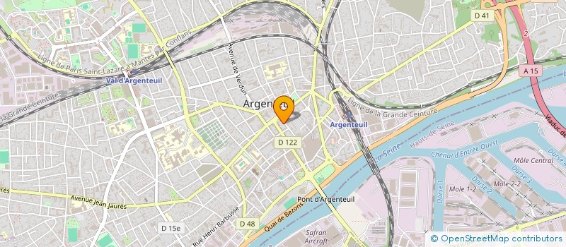 localisation de l'entreprise MONSIEUR MOUSSA KONATE  ARGENTEUIL