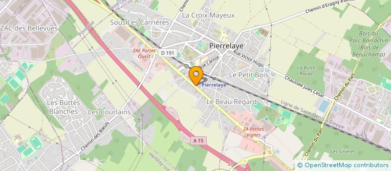 localisation de l'entreprise MONSIEUR MOUSSA KONATE à PIERRELAYE