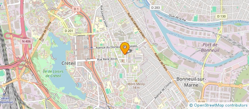 localisation de l'entreprise MONSIEUR MOUSSA KONE  CRETEIL