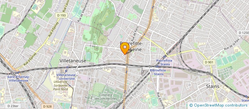localisation de l'entreprise MONSIEUR MOUSSA KONE à PIERREFITTE-SUR-SEINE