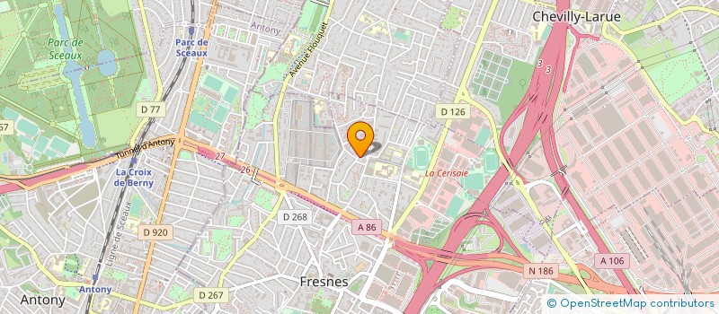 localisation de l'entreprise MONSIEUR MOUSSA KONE  FRESNES