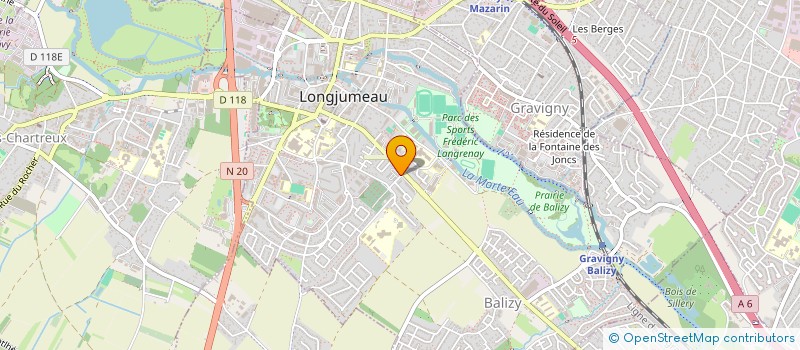 localisation de l'entreprise MONSIEUR MOUSSA KONE à LONGJUMEAU