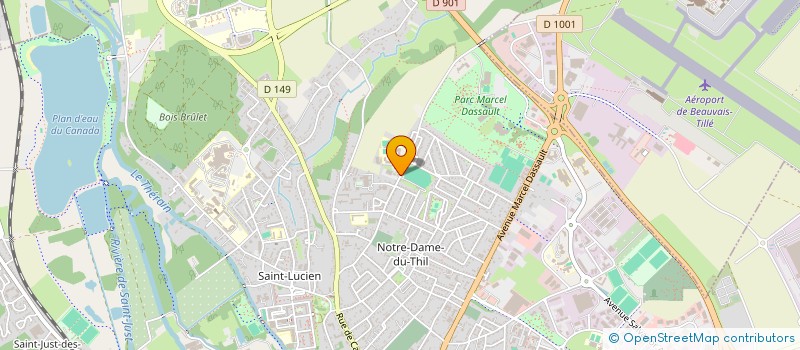 localisation de l'entreprise MONSIEUR MOUSSA KONE  BEAUVAIS