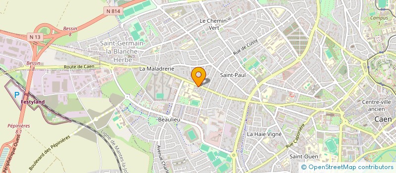 localisation de l'entreprise MONSIEUR MOUSSA KORERA à CAEN