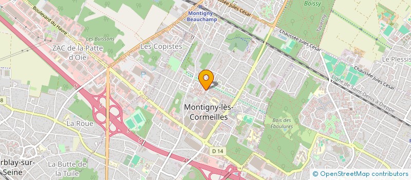 localisation de l'entreprise MONSIEUR MOUSSA KOUMARE à MONTIGNY-LES-CORMEILLES