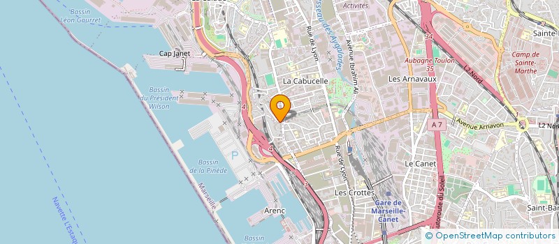 localisation de l'entreprise MONSIEUR MOUSSA KOUROUMA à MARSEILLE