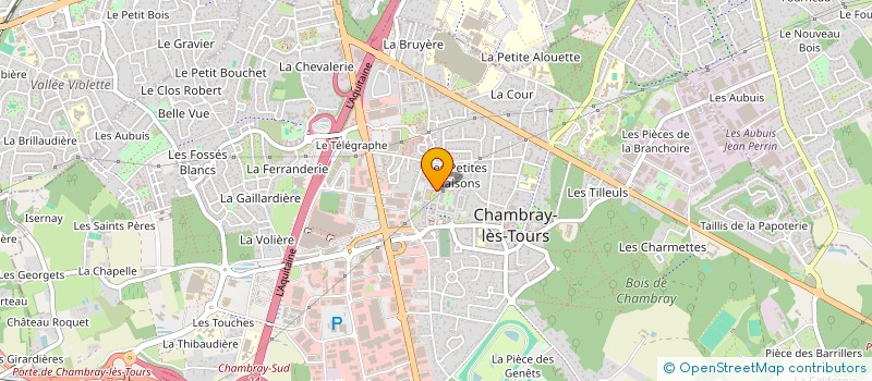 localisation de l'entreprise MONSIEUR MOUSSA KOUROUMA  CHAMBRAY-LES-TOURS