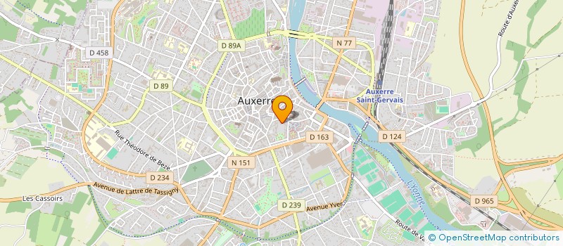 localisation de l'entreprise MONSIEUR MOUSSA KOUROUMA à AUXERRE