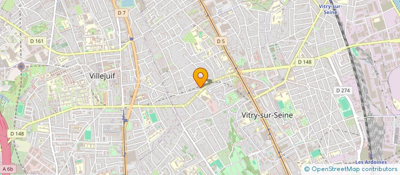 localisation de l'entreprise MONSIEUR MOUSSA LECONTE  VITRY-SUR-SEINE