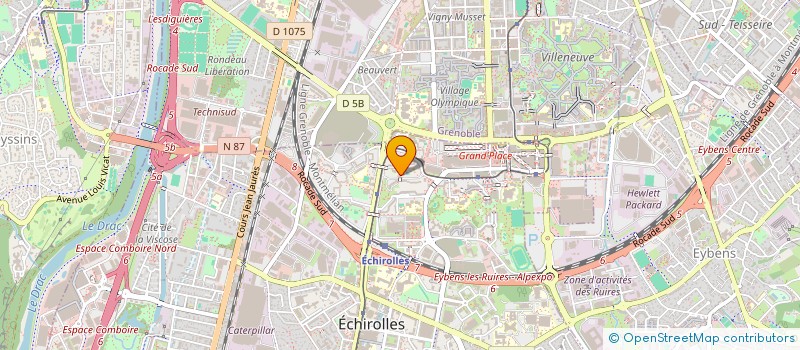 localisation de l'entreprise MONSIEUR MOUSSA MAGANE  GRENOBLE