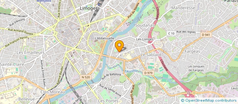 localisation de l'entreprise MONSIEUR MOUSSA MAGASSOUBA à LIMOGES