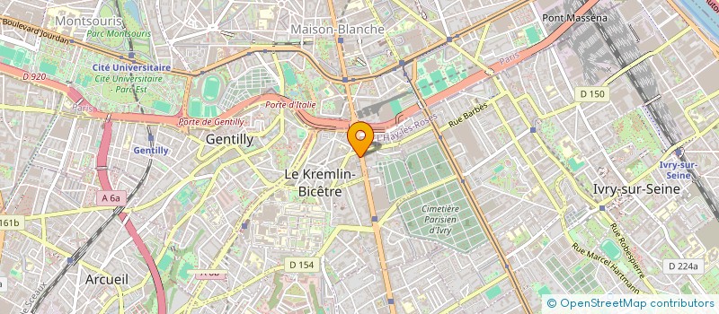 localisation de l'entreprise MONSIEUR MOUSSA MAMADOU  LE KREMLIN-BICETRE