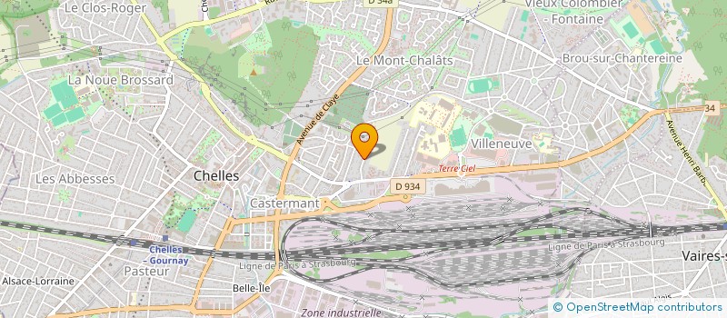 localisation de l'entreprise MONSIEUR MOUSSA MECHEHAR  CHELLES