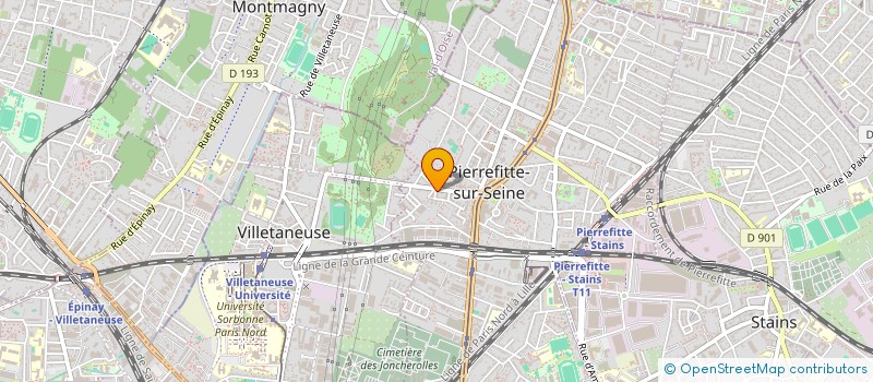 localisation de l'entreprise MONSIEUR MOUSSA MEITE à PIERREFITTE-SUR-SEINE