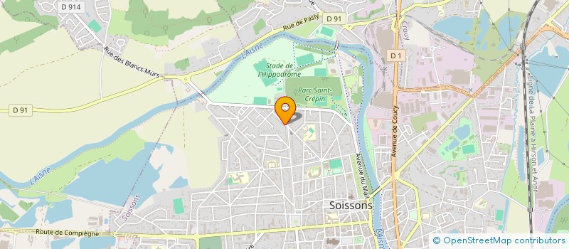 localisation de l'entreprise MONSIEUR MOUSSA MORCHID à SOISSONS
