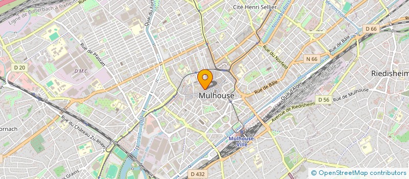 localisation de l'entreprise MONSIEUR MOUSSA MOUSSA  MULHOUSE