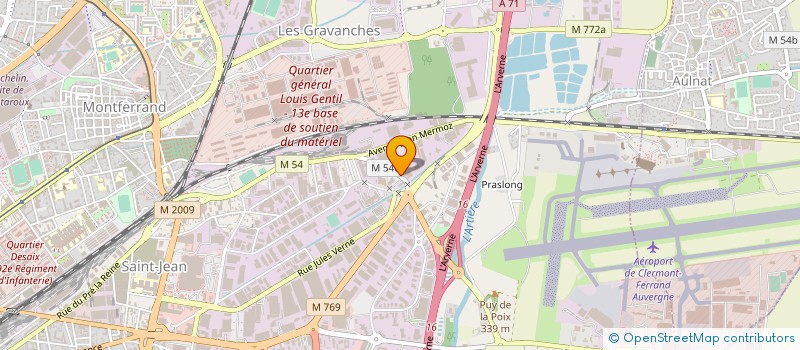 localisation de l'entreprise MONSIEUR MOUSSA MOUTRAN  CLERMONT-FERRAND