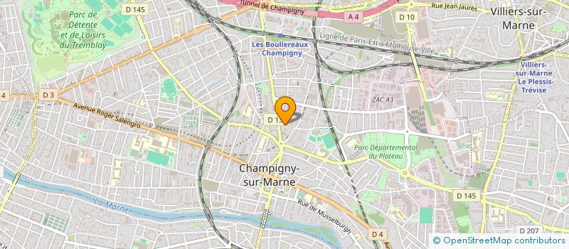 localisation de l'entreprise MONSIEUR MOUSSA NDIAYE  CHAMPIGNY-SUR-MARNE