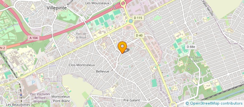 localisation de l'entreprise MONSIEUR MOUSSA NDIAYE à VILLEPINTE