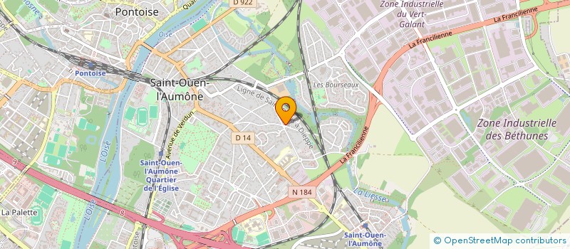 localisation de l'entreprise MONSIEUR MOUSSA NIAKATE à SAINT-OUEN-L'AUMONE