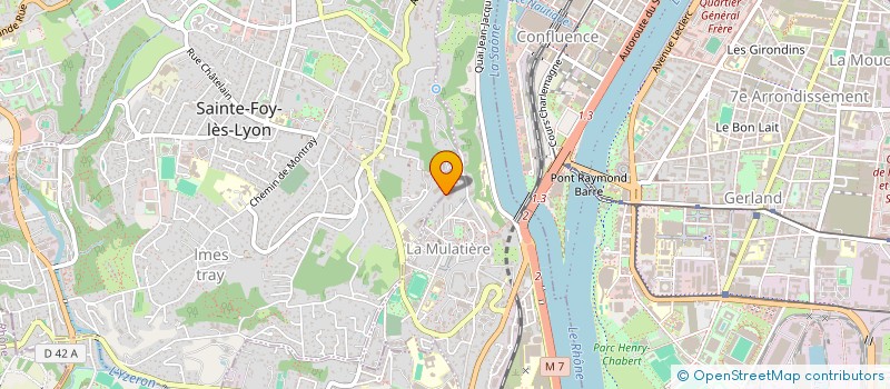 localisation de l'entreprise MONSIEUR MOUSSA NIANG  LA MULATIERE