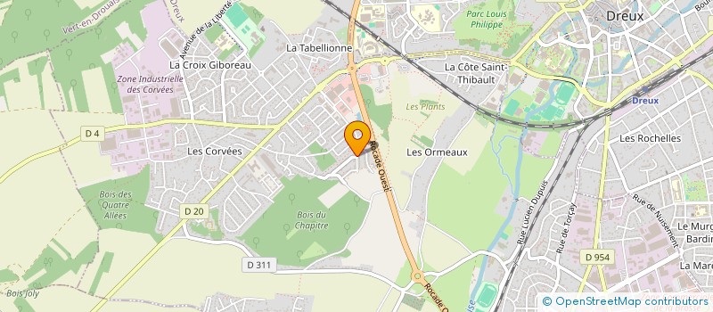localisation de l'entreprise MONSIEUR MOUSSA NIMAGA  VERNOUILLET