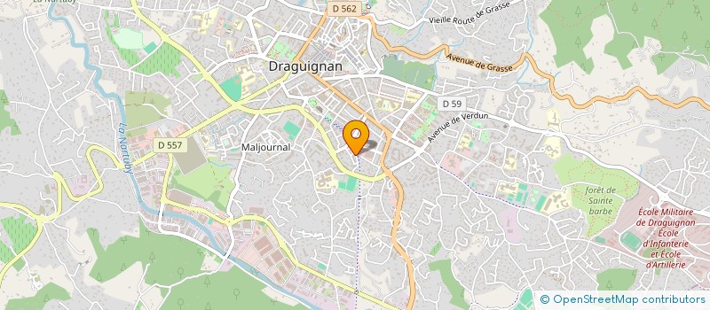 localisation de l'entreprise MONSIEUR MOUSSA NOUILI  DRAGUIGNAN