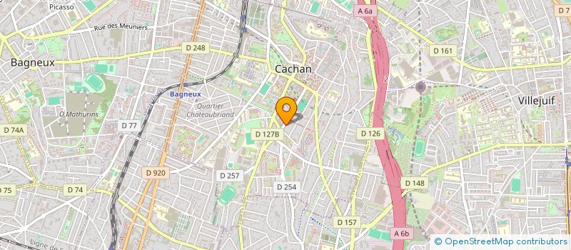 localisation de l'entreprise MONSIEUR MOUSSA OUMOHAND  CACHAN