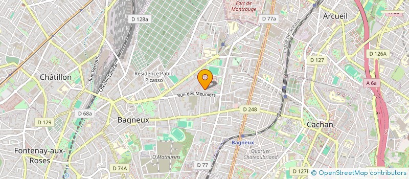 localisation de l'entreprise MONSIEUR MOUSSA OUSSI ABDELLAH à BAGNEUX