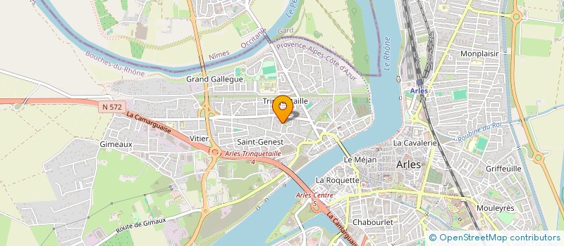 localisation de l'entreprise MONSIEUR MOUSSA SAIDI  ARLES