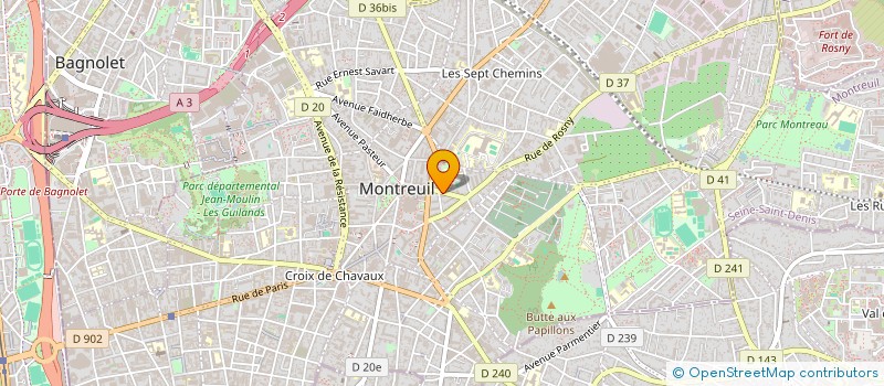 localisation de l'entreprise MONSIEUR MOUSSA SAKHO à MONTREUIL