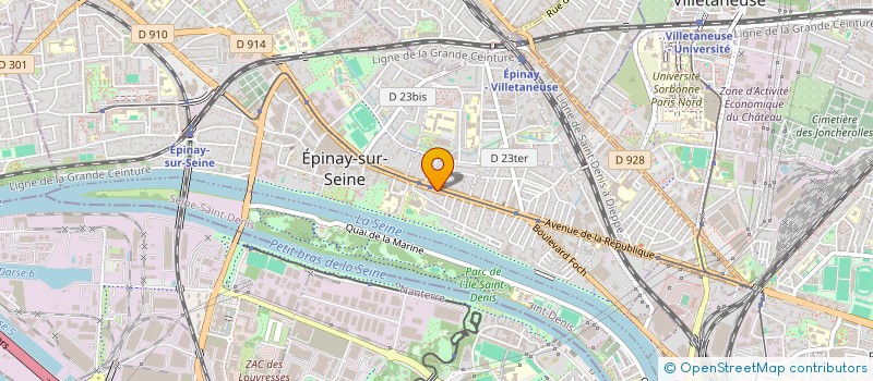 localisation de l'entreprise MONSIEUR MOUSSA SAKHO à EPINAY-SUR-SEINE