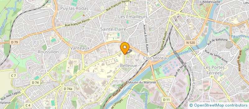 localisation de l'entreprise MONSIEUR MOUSSA SANGARE à LIMOGES