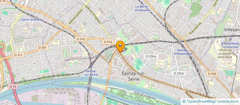 localisation de l'entreprise MONSIEUR MOUSSA SAWADOGO à EPINAY-SUR-SEINE