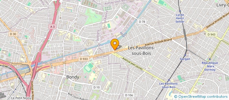 localisation de l'entreprise MONSIEUR MOUSSA SECK  LES PAVILLONS-SOUS-BOIS