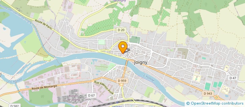 localisation de l'entreprise MONSIEUR MOUSSA SIBIDE à JOIGNY