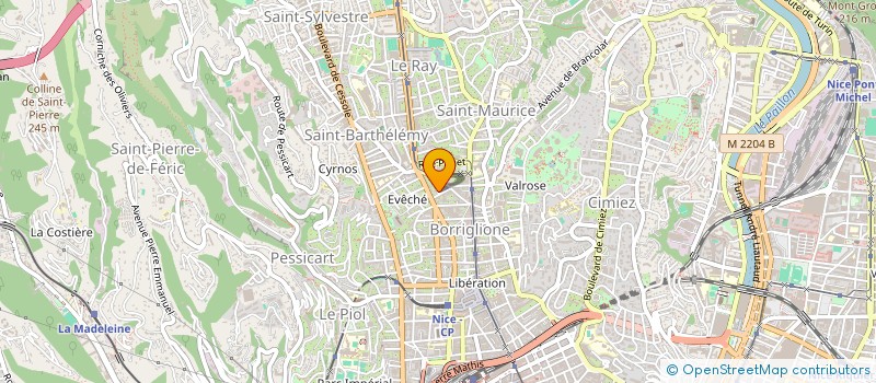 localisation de l'entreprise MONSIEUR MOUSSA SIDIBE à NICE