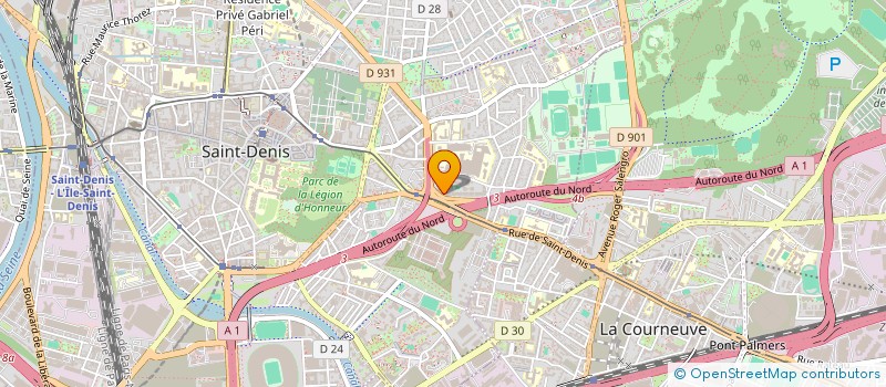 localisation de l'entreprise MONSIEUR MOUSSA SIDIBE  SAINT-DENIS