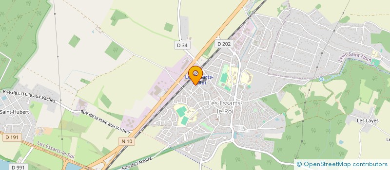 localisation de l'entreprise MONSIEUR MOUSSA SIDIBE  LES ESSARTS-LE-ROI