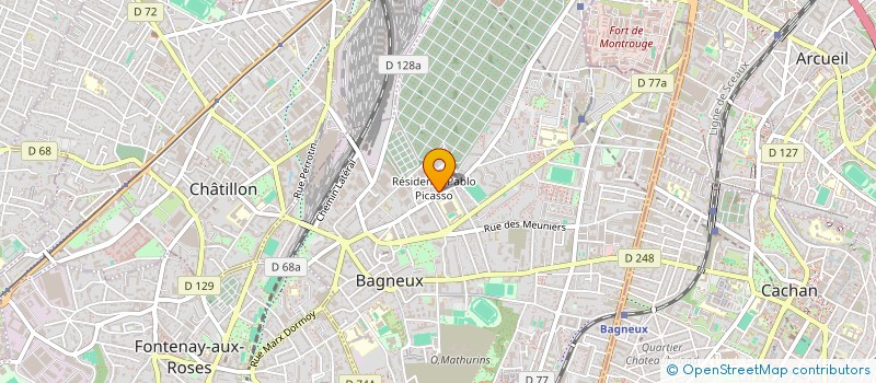 localisation de l'entreprise MONSIEUR MOUSSA SIDIBE à BAGNEUX