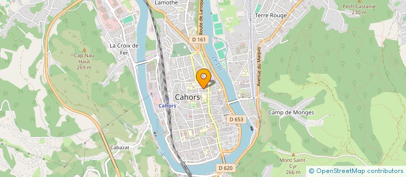 localisation de l'entreprise MONSIEUR MOUSSA SIMAGA  CAHORS