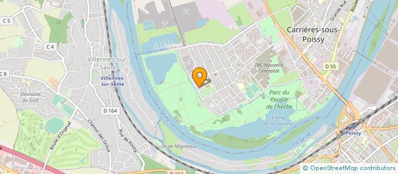 localisation de l'entreprise MONSIEUR MOUSSA SIMMAD  CARRIERES-SOUS-POISSY