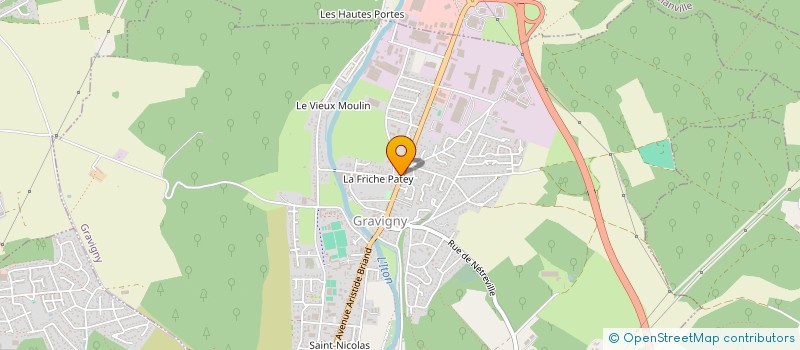 localisation de l'entreprise MONSIEUR MOUSSA SLIMANI à GRAVIGNY