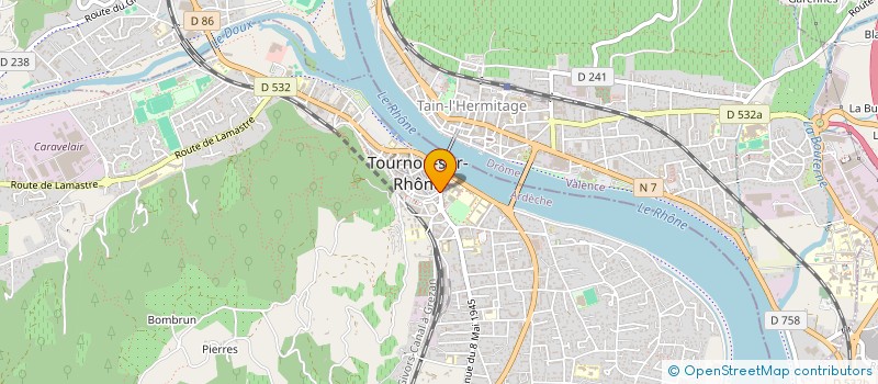 localisation de l'entreprise MONSIEUR MOUSSA SOUMAORO à TOURNON-SUR-RHONE