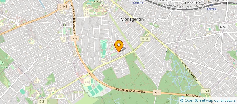 localisation de l'entreprise MONSIEUR MOUSSA SOUMARE  MONTGERON