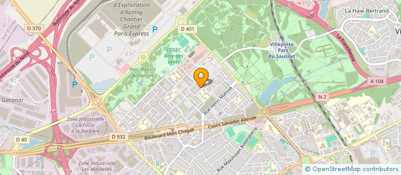 localisation de l'entreprise MONSIEUR MOUSSA SYLLA à AULNAY-SOUS-BOIS