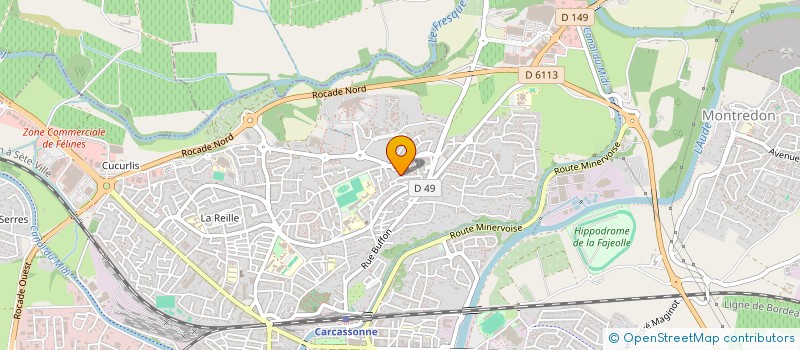 localisation de l'entreprise MONSIEUR MOUSSA TAHER MOHAMED  CARCASSONNE