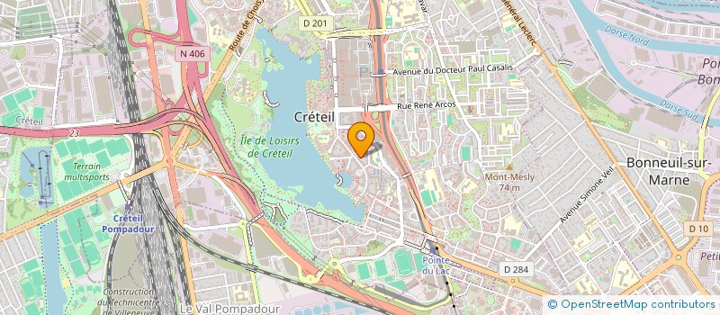 localisation de l'entreprise MONSIEUR MOUSSA TALL  CRETEIL